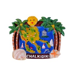 Tουριστικό μαγνητάκι Souvenir – Σετ 12pcs - Resin Magnet - Chalkidiki - 678071 Tουριστικό μαγνητάκι Souvenir – Σετ 12pcs - Resin Magnet - Chalkidiki - 678071