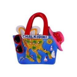 Tουριστικό μαγνητάκι Souvenir - Σετ 12pcs - Chalkidiki - 678085