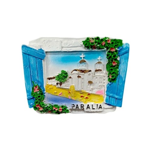 Tουριστικό μαγνητάκι Souvenir – Σετ 12pcs - Paralia - 678117