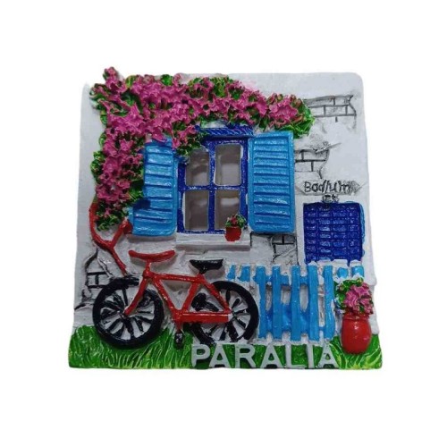 Tουριστικό μαγνητάκι Souvenir - Σετ 12pcs - Paralia - 678342