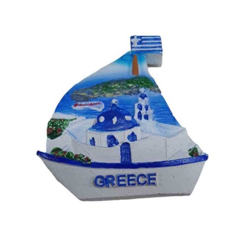 Tουριστικό μαγνητάκι Souvenir – Σετ 12pcs - Resin Magnet - Greece - 678367