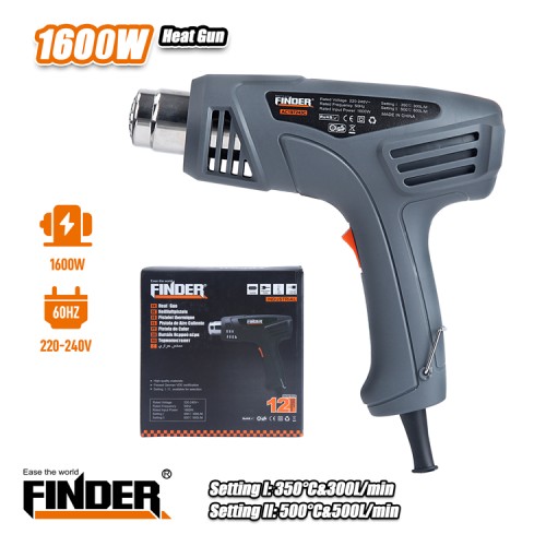 Θερμοπίστολο - Finder - 1600W - 197243 Θερμοπίστολο - Finder - 1600W - 197243