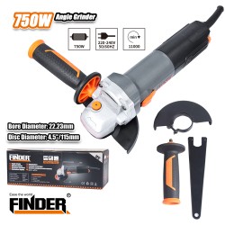 Γωνιακός τροχός - 750W - Finder - 115 - 197211