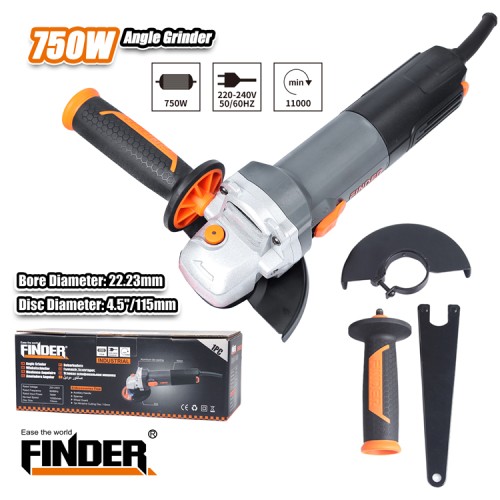 Γωνιακός τροχός - 750W - Finder - 115 - 197211 Γωνιακός τροχός - 750W - Finder - 115 - 197211