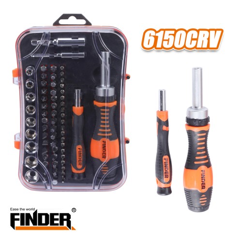 Σετ καστάνια και κατσαβίδι ακριβείας - 65pcs - Finder - 193219 Σετ καστάνια και κατσαβίδι ακριβείας - 65pcs - Finder - 193219