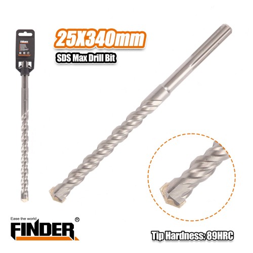 Τρυπάνι μπετού SDS - 25x340mm - Finder - 196423 Τρυπάνι μπετού SDS - 25x340mm - Finder - 196423