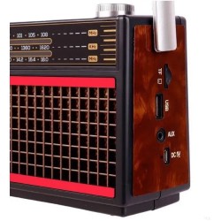 Επαναφορτιζόμενο ραδιόφωνο Retro - M1926BT - Meier - 416266 - Red