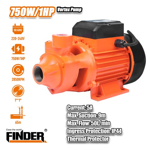 Αντλία επιφανείας νερού - QB80 - 750W - Finder - 197270 Αντλία επιφανείας νερού - QB80 - 750W - Finder - 197270