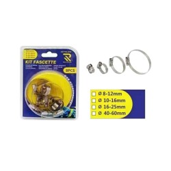 Σετ σφιγκτήρες σωλήνα - 8pcs - 119440 Σετ σφιγκτήρες σωλήνα - 8pcs - 119440