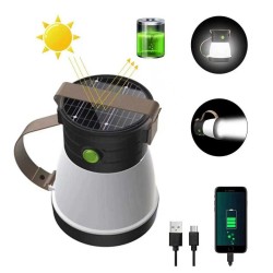 Επαναφορτιζόμενος φακός/φαναράκι LED με ηλιακό πάνελ - 1158 - 128605 Επαναφορτιζόμενος φακός/φαναράκι LED με ηλιακό πάνελ - 1158 - 128605