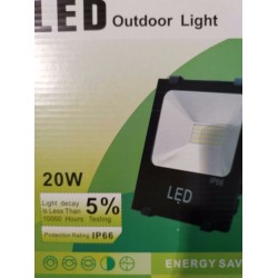 Προβολέας LED - 20W - 6000K - IP66 - 010201 Προβολέας LED - 20W - 6000K - IP66 - 010201