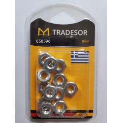 Σετ 12Χ - Παξιμάδια - 8mm - 658596 Σετ 12Χ - Παξιμάδια - 8mm - 658596