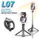 Selfie stick/stand τρίποδο με LED Ring Light - L07 - 532050