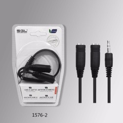 Καλώδιο Jack 3.5mm - Male-Female - 1576-2 - 194494 Καλώδιο Jack 3.5mm - Male-Female - 1576-2 - 194494