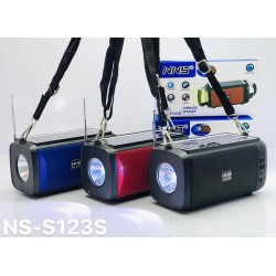 Ασύρματο ηχείο Bluetooth - Solar - NS123S - 881391 - Black