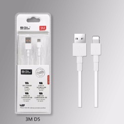 Καλώδιο φόρτισης & data - USB to Lightning - 3m - D5 -194721 Καλώδιο φόρτισης & data - USB to Lightning - 3m - D5 -194721
