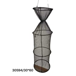 Πτυσσόμενο ψαροκάλαθο φύλαξης ψαριών - Δίχτυ - 30x60cm - 30594 Πτυσσόμενο ψαροκάλαθο φύλαξης ψαριών - Δίχτυ - 30x60cm - 30594