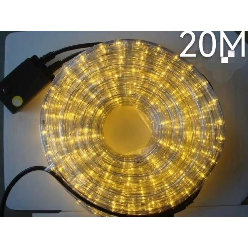 Χριστουγεννιάτικος φωτοσωλήνας LED - 20m - Warm White - 210306 Χριστουγεννιάτικος φωτοσωλήνας LED - 20m - Warm White - 210306