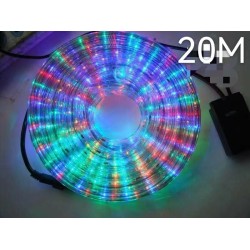 Χριστουγεννιάτικος φωτοσωλήνας LED - 20m - RGB - 210320