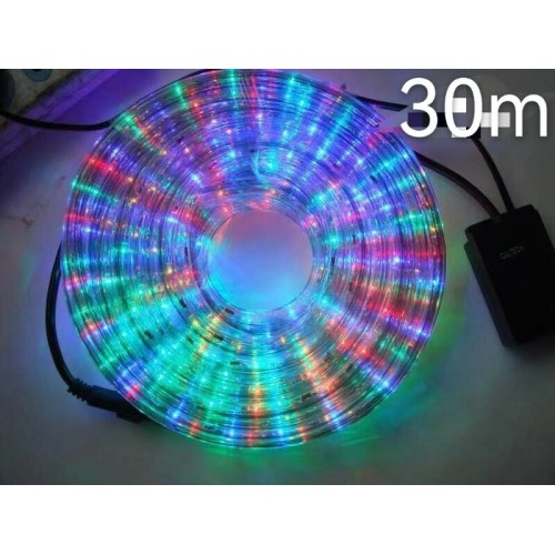 Χριστουγεννιάτικος φωτοσωλήνας LED - 30m - RGB - 210351 Χριστουγεννιάτικος φωτοσωλήνας LED - 30m - RGB - 210351