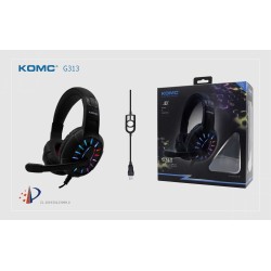 Ενσύρματα ακουστικά Gaming - G-313 - KOMC - 302827 - Black Ενσύρματα ακουστικά Gaming - G-313 - KOMC - 302827 - Black