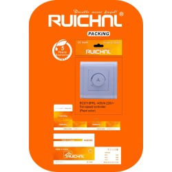 Εντοιχιζόμενος ρυθμιστής στροφών αέρα - 400VA - 220V - Pearl - 071918