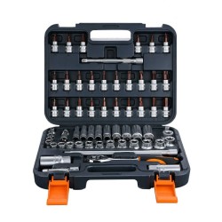 Σετ καστάνια με καρυδάκια & μύτες κατσαβιδιού - 61pcs - Finder - 192548