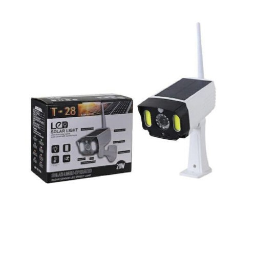 Ηλιακός προβολέας LED COB & Dummy Camera – T28 – 20W – 235949 Ηλιακός προβολέας LED COB & Dummy Camera – T28 – 20W – 235949