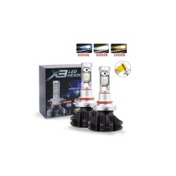 Λάμπες LED - X3 - H7 - 6000lm - 50W - 005655 Λάμπες LED - X3 - H7 - 6000lm - 50W - 005655