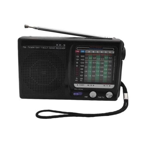 Φορητό ραδιόφωνο μπαταρίας - KK9 - 400066 - Black Φορητό ραδιόφωνο μπαταρίας - KK9 - 400066 - Black