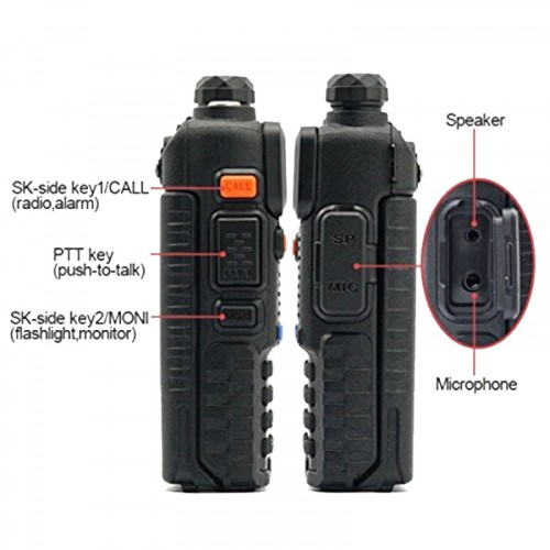 Φορητός πομποδέκτης - UHF/VHF - 5.8W - UV-5R - Baofeng - 463005 Φορητός πομποδέκτης - UHF/VHF - 5.8W - UV-5R - Baofeng - 463005