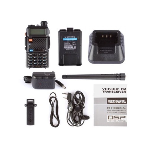 Φορητός πομποδέκτης - UHF/VHF - 5.8W - UV-5R - Baofeng - 463005 Φορητός πομποδέκτης - UHF/VHF - 5.8W - UV-5R - Baofeng - 463005