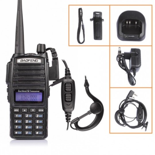 Φορητός πομποδέκτης – UHF/VHF – 5W – UV82 – Baofeng – 463082 Φορητός πομποδέκτης – UHF/VHF – 5W – UV82 – Baofeng – 463082