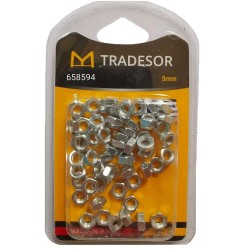 Σετ 50Χ - Παξιμάδια - 5mm - 658594 Σετ 50Χ - Παξιμάδια - 5mm - 658594