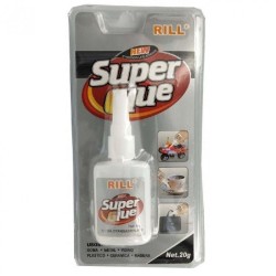 Κυανοακρυλική κόλλα ισχυρής δράσης - 20gr - RL9200 - Super Glue Rill – 669206