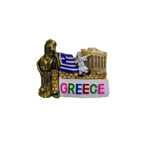 Tουριστικό μαγνητάκι Souvenir – Σετ 12pcs - Resin Magnet - 678038