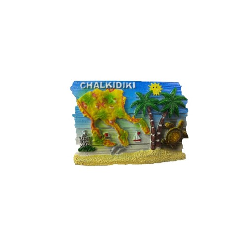 Tουριστικό μαγνητάκι Souvenir – Σετ 12pcs - Resin Magnet - 678076