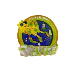 Tουριστικό μαγνητάκι Souvenir – Σετ 12pcs - Resin Magnet - Chalkidiki - 678078 Tουριστικό μαγνητάκι Souvenir – Σετ 12pcs - Resin Magnet - Chalkidiki - 678078