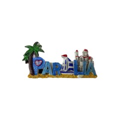 Tουριστικό μαγνητάκι Souvenir - Σετ 12pcs - Paralia - 678115