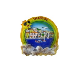 Tουριστικό μαγνητάκι Souvenir – Σετ 12pcs - Resin Magnet - Thassos - 678125 Tουριστικό μαγνητάκι Souvenir – Σετ 12pcs - Resin Magnet - Thassos - 678125