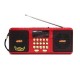 Επαναφορτιζόμενο ραδιόφωνο - JOC-1822 - 818224 - Red