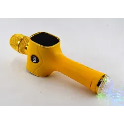 Ασύρματο μικρόφωνο Karaoke με ηχείο - M10 - 961867 - Yellow