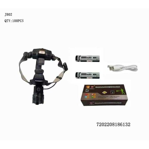 Φακός κεφαλής LED – Headlamp - J802 - 186132 Φακός κεφαλής LED – Headlamp - J802 - 186132