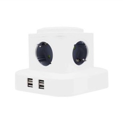 Κάθετο πολύπριζο 4 θέσεων - Σούκο - 4USB - 3m - RC-G4P - 004239 Κάθετο πολύπριζο 4 θέσεων - Σούκο - 4USB - 3m - RC-G4P - 004239