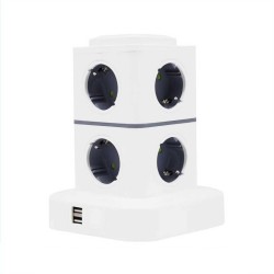 Κάθετο πολύπριζο 8 θέσεων - Σούκο - 2USB - 3m - RC-G8P - 008138 Κάθετο πολύπριζο 8 θέσεων - Σούκο - 2USB - 3m - RC-G8P - 008138