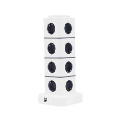 Κάθετο πολύπριζο 16 θέσεων - Σούκο - 2USB - 3m - RC-G16P - 016133 Κάθετο πολύπριζο 16 θέσεων - Σούκο - 2USB - 3m - RC-G16P - 016133