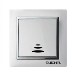 Διακόπτης τοίχου χωνευτός με λυχνία - Μονός διπλού ελέγχου - RC3605 - 068110