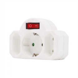 Πολύπριζο 3 θέσεων με διακόπτη - ZDB01-01-2K - 068691 Πολύπριζο 3 θέσεων με διακόπτη - ZDB01-01-2K - 068691