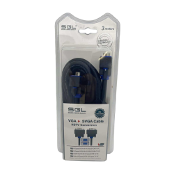 Καλώδιο VGA - 550BB - Male/Male - 3m - 095073 Καλώδιο VGA - 550BB - Male/Male - 3m - 095073