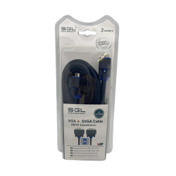Καλώδιο VGA - A550BB - 3m - 095738 Καλώδιο VGA - A550BB - 3m - 095738